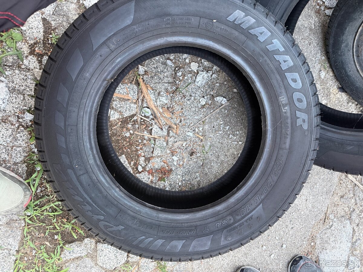 Matador 175/70 R14 2ks celorocne - 2