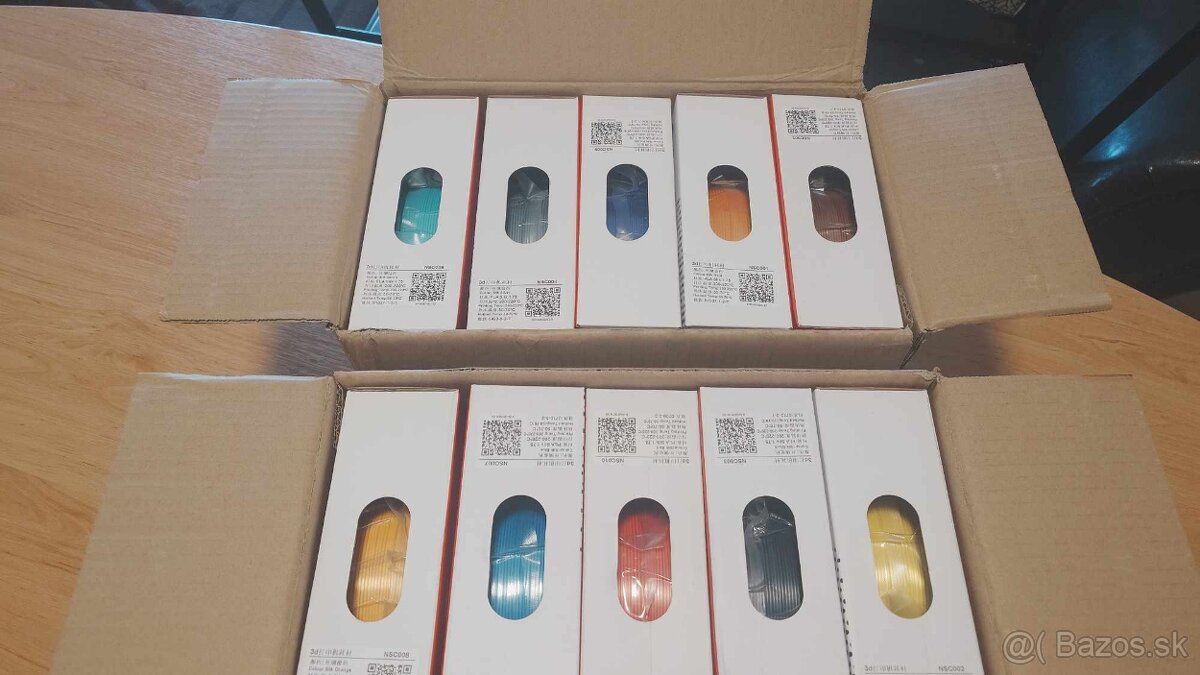 PLA Silk filament – hodvábny lesk, viac farieb, od 12 € - 2