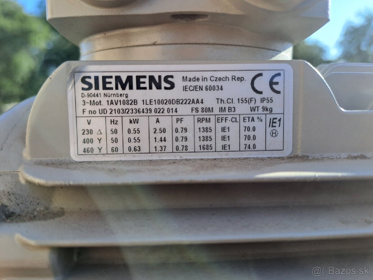 Elektromotor Siemens 0.5 kw - 2