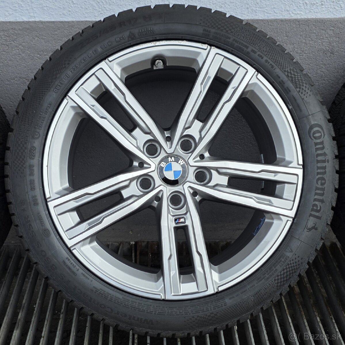 225/45 R17 zimné pneu+disky BMW Double-Spoke 550M Ferricgrey - 2
