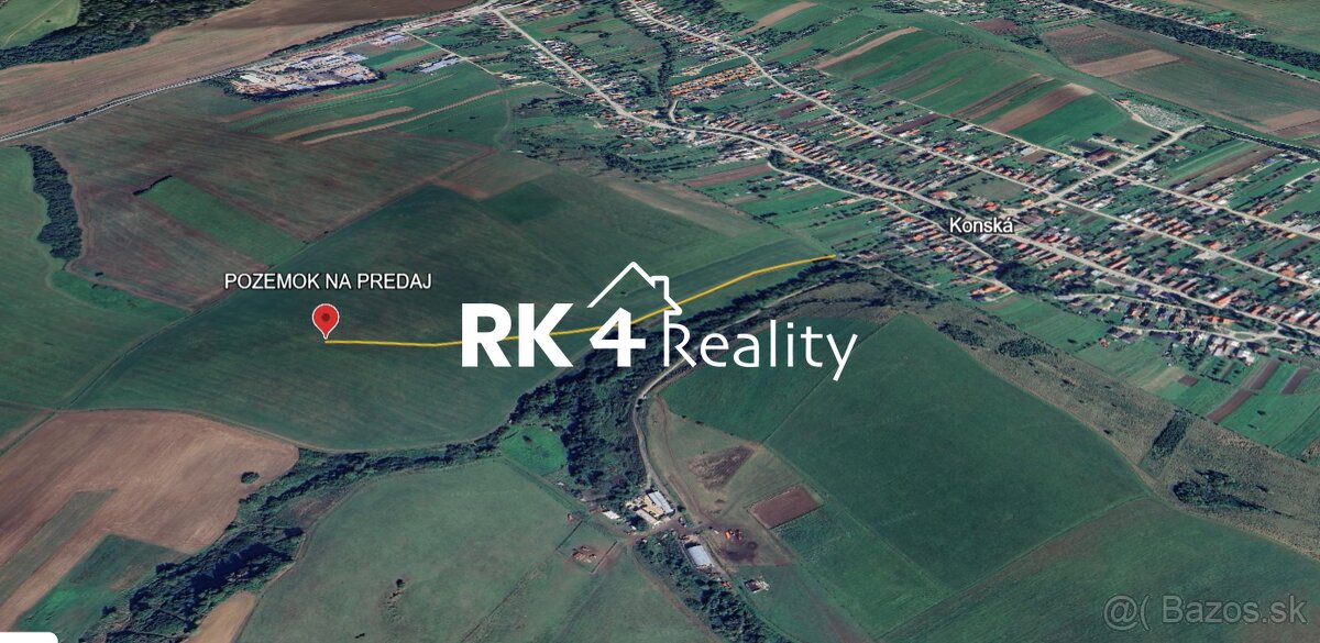 RK4 - NA PREDAJ - Pozemok Konská - 2