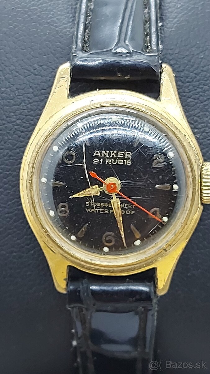 Predám funkčné dámske mechanické hodinky ANKER 21 rubis - 2