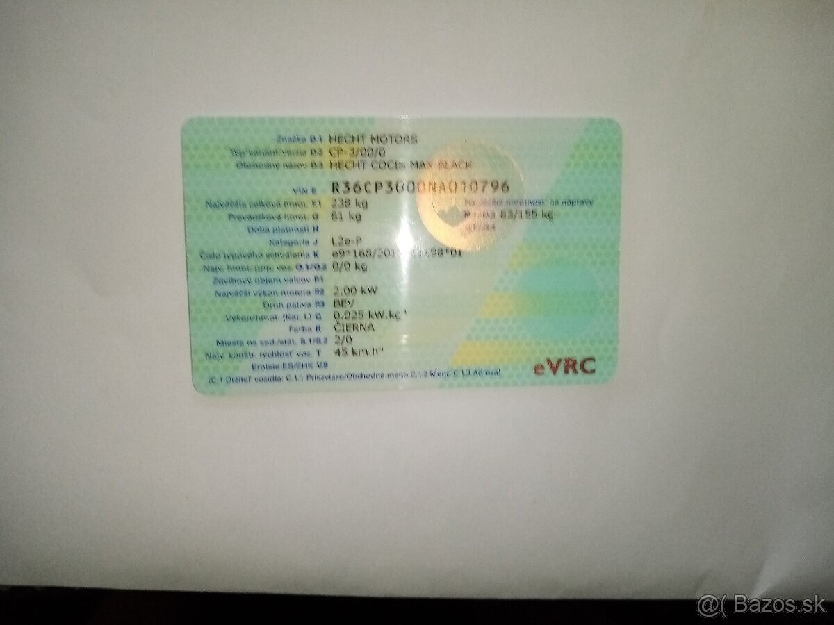 Predám elektrickú trojkolku - 2