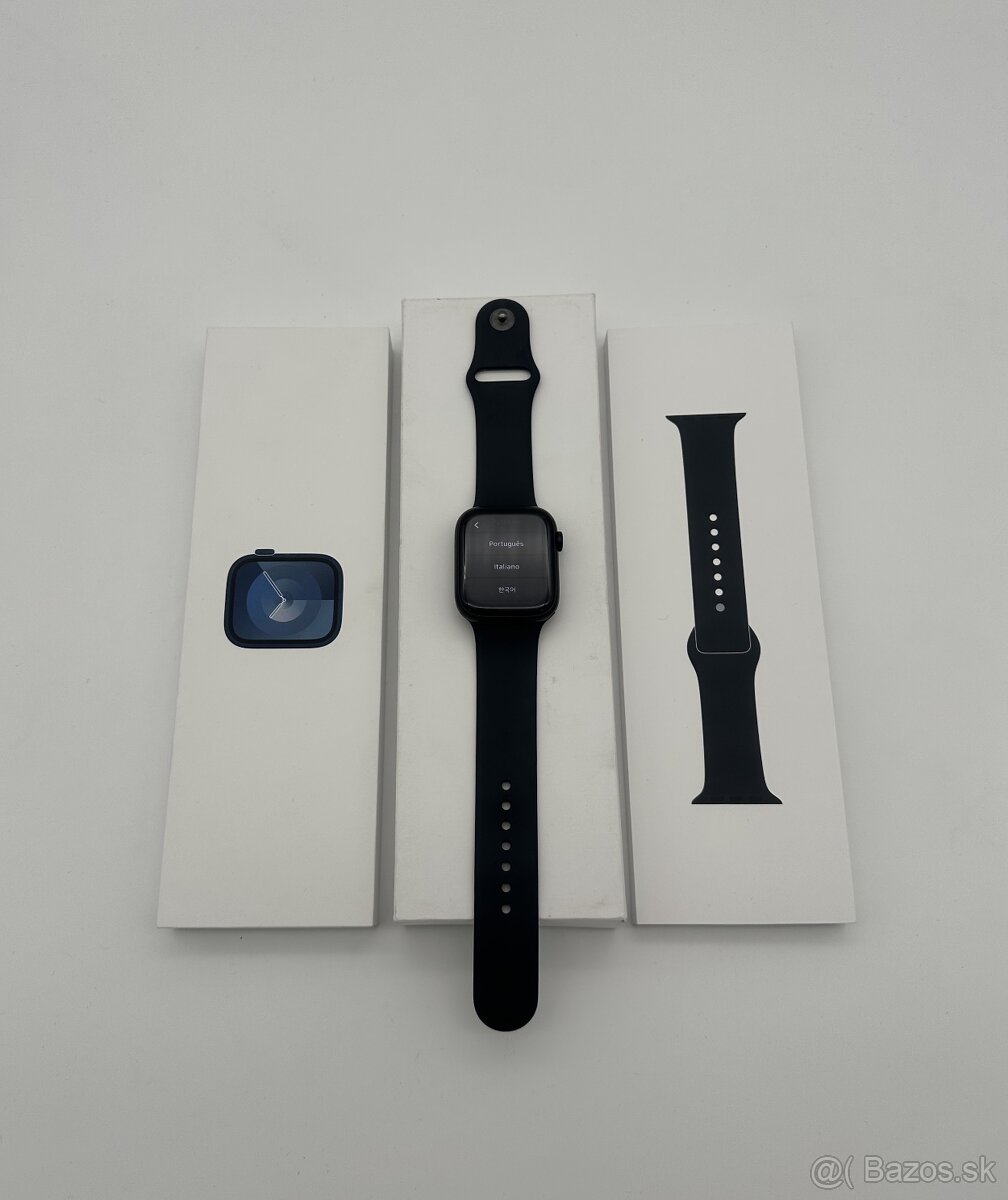 Apple Watch 9 Series 45mm Graphite (100% Batéria) + ZÁRUKA - 2