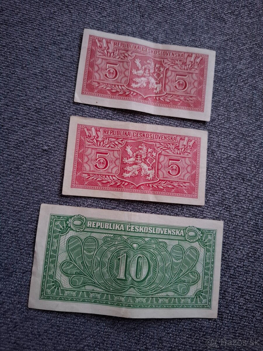 Staré bankovky 1 - 2