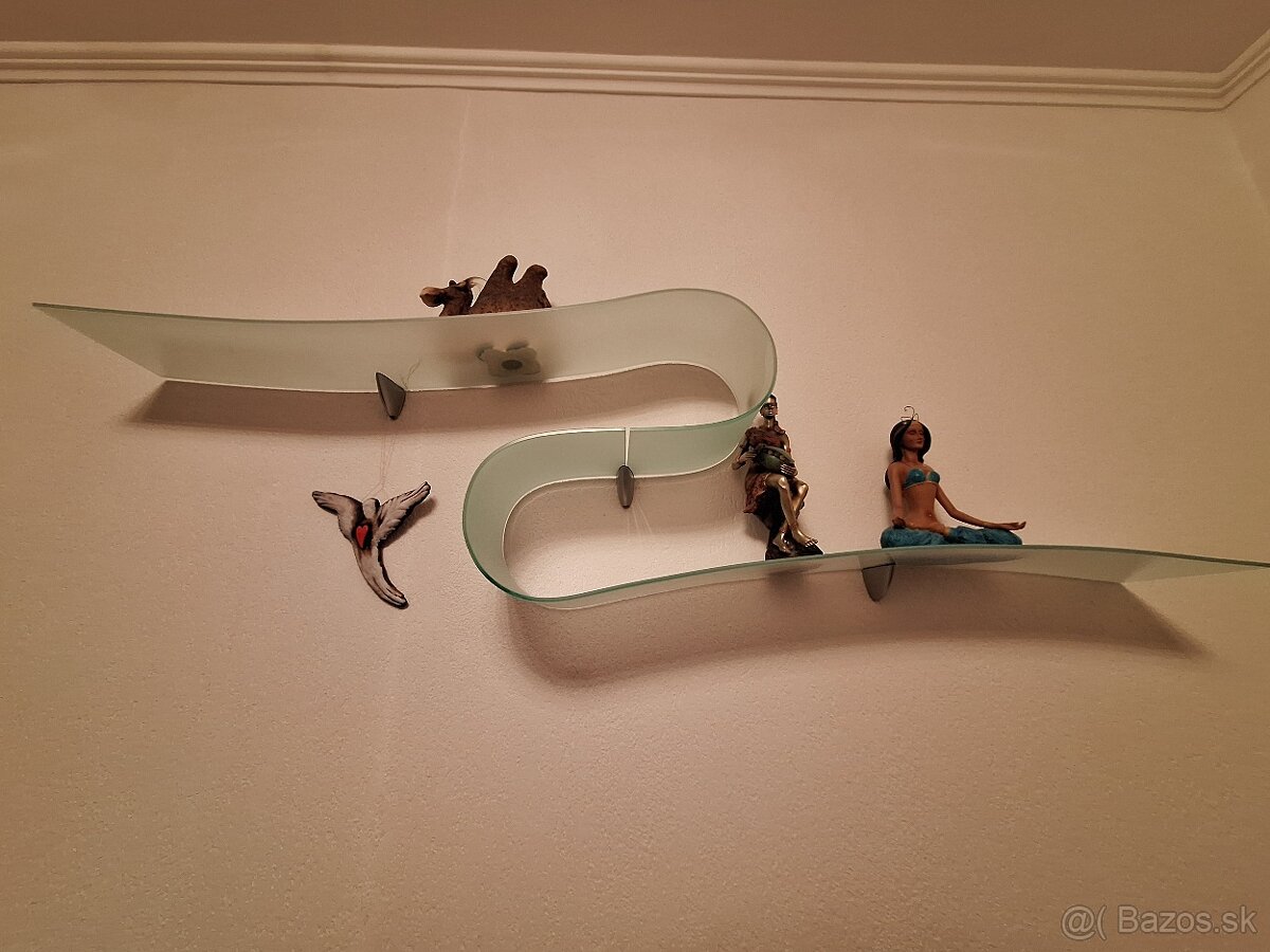 Sklenená polica Snake - 2