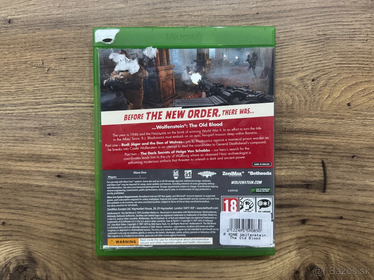 Hra Xbox One - Wolfenstein The Old Blood - 2