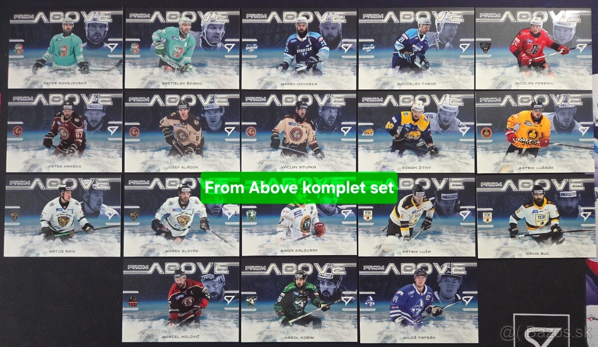 SHL 2025/26 - komplet insertne sety - 2