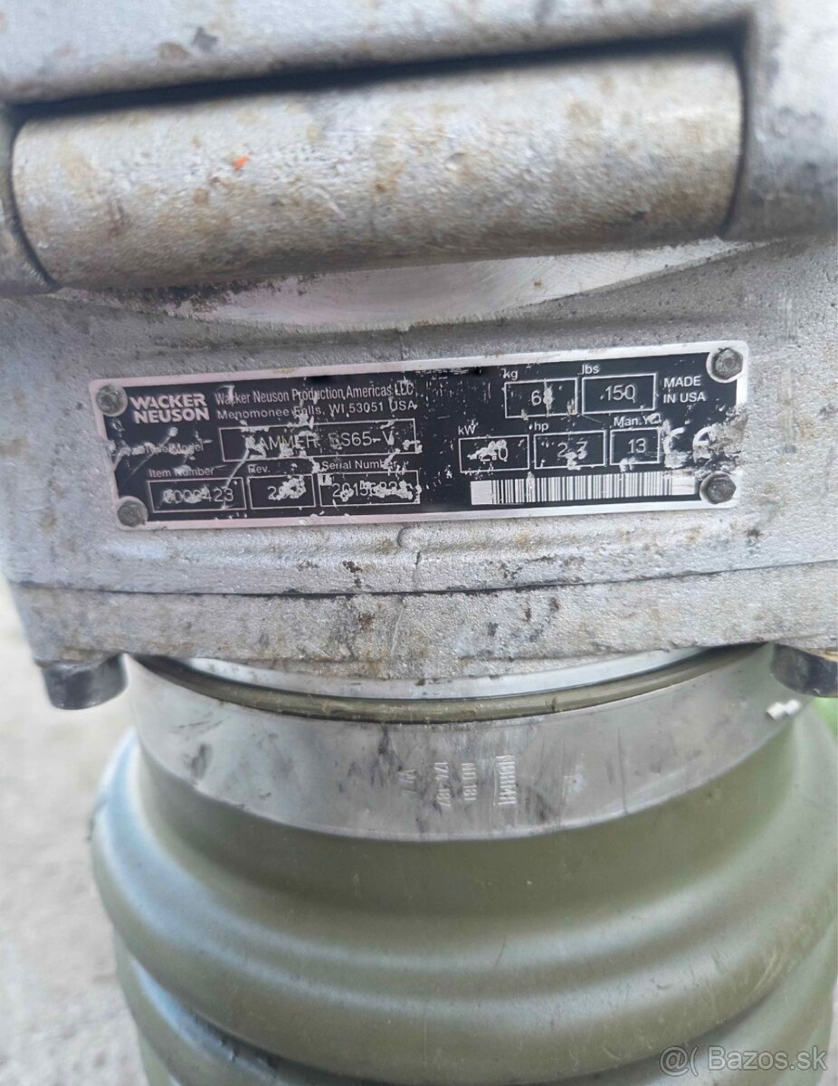 vibračná dusačka Wacker Neuson BS 65-2 V - 2