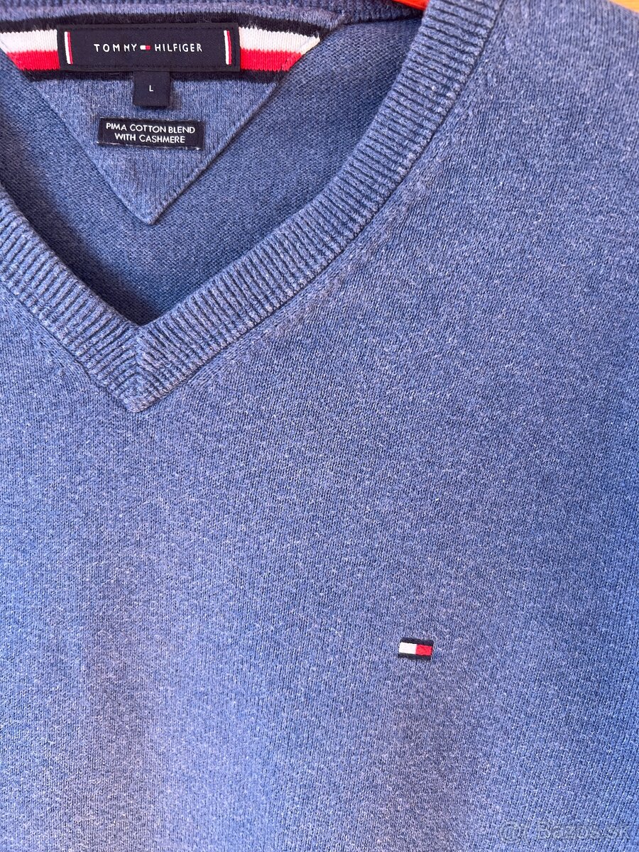 Modrý pulóver, Tommy Hilfiger, L - 2