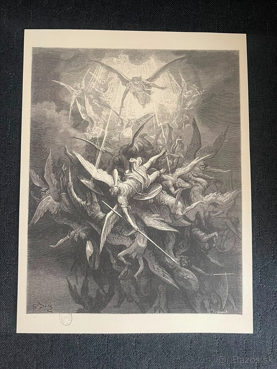 Gustave Doré print grafika plagát - 2