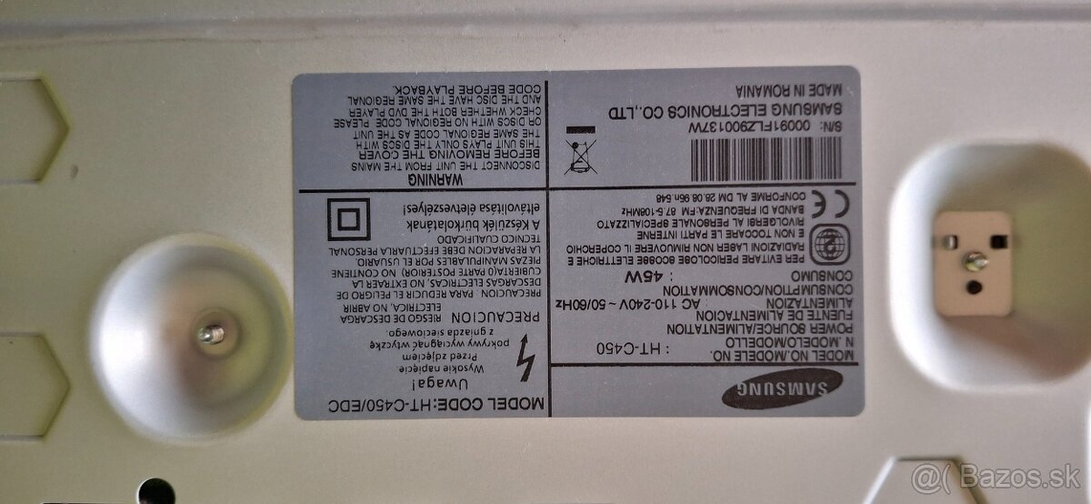 Domáce kino Samsung HT-C450 5.1 170W - 2