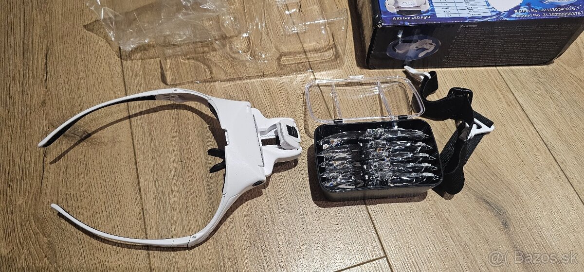 Čelová lupa s LED svetlom - 2