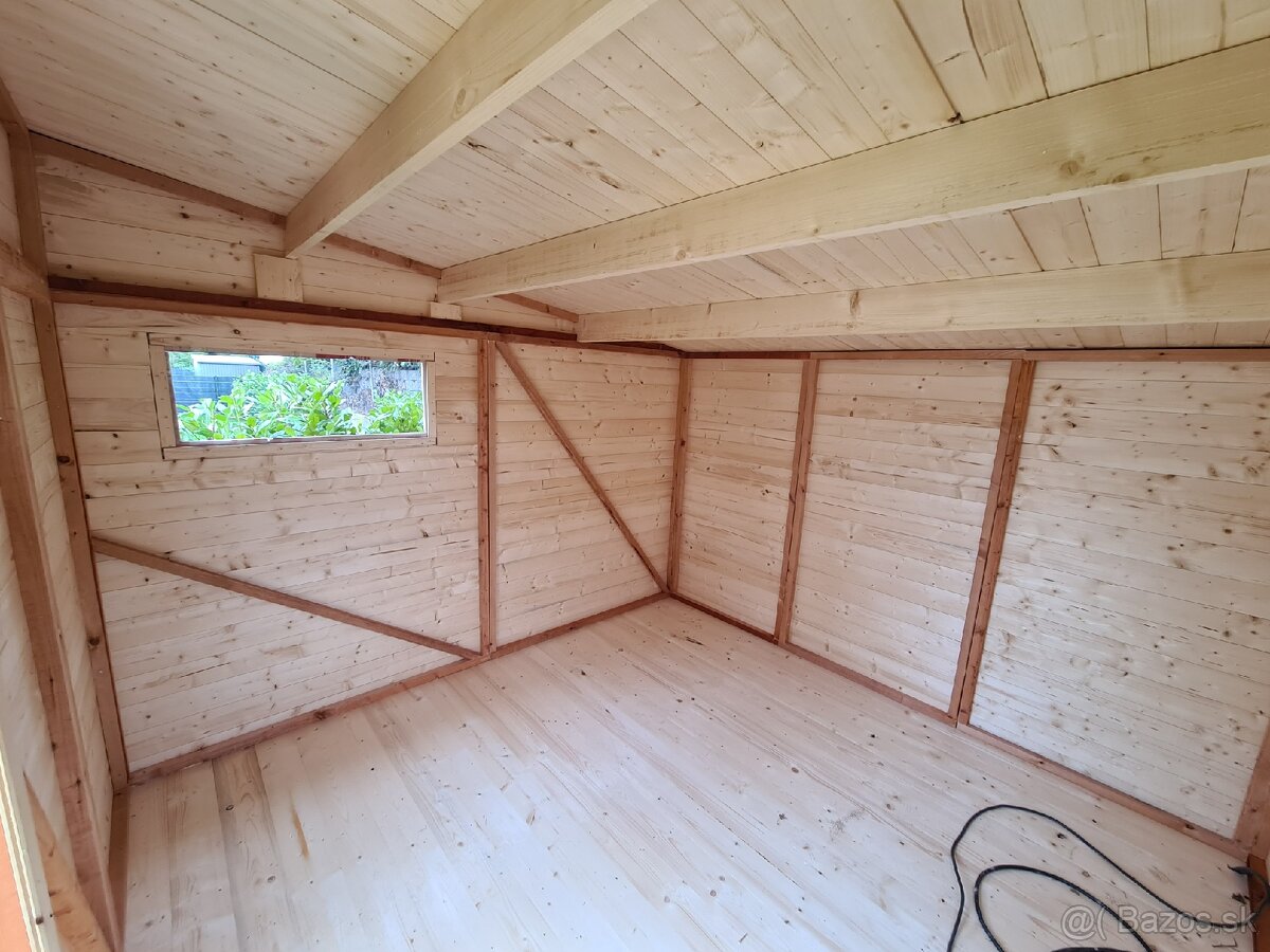 Záhradný drevený domček s terasou ZDARMA DOPRAVA CELA SR - 2