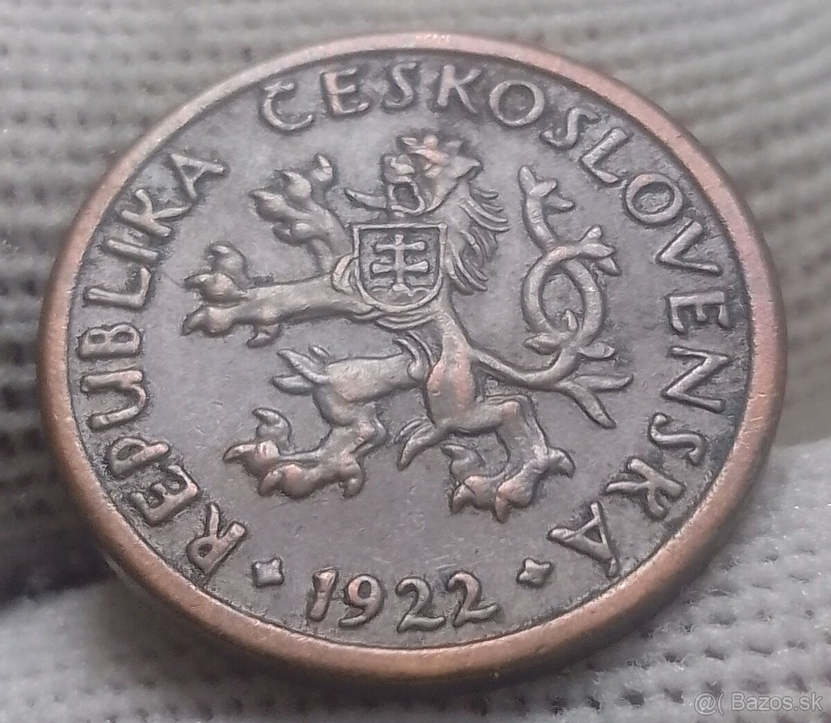 Československé medené 10haliere. - 2