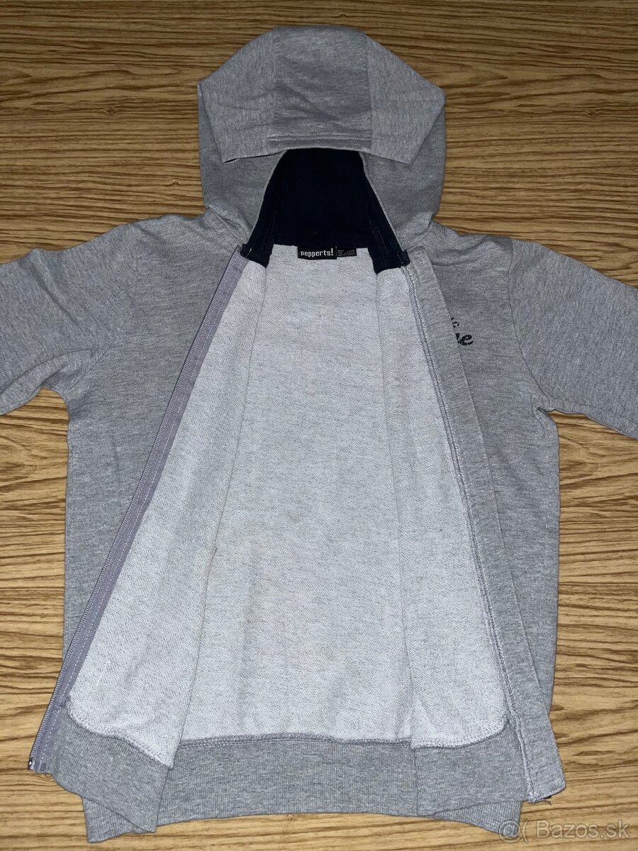 Chlapčenská sivá bunda Pepperts - 2