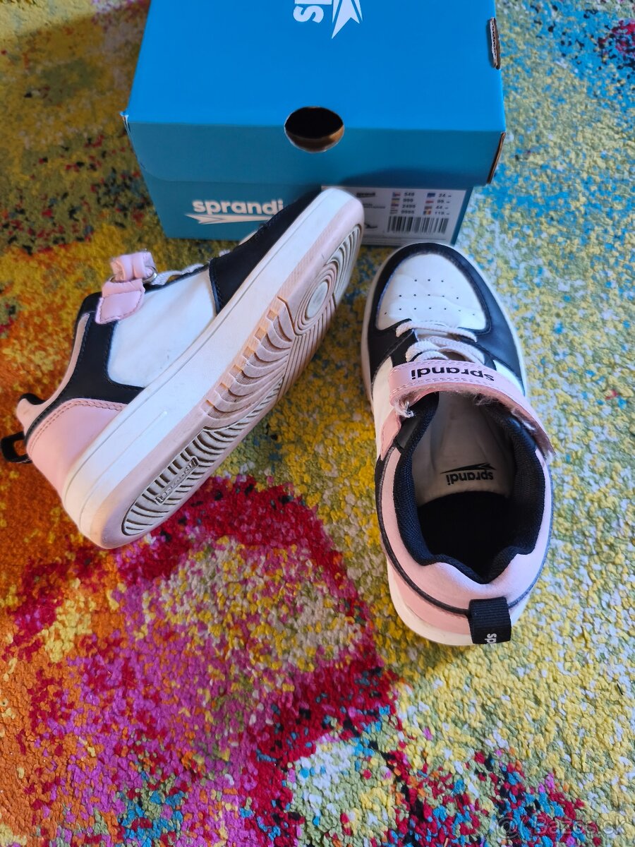 Detské celokožené tenisky SPRANDI veľ. 34 - 2