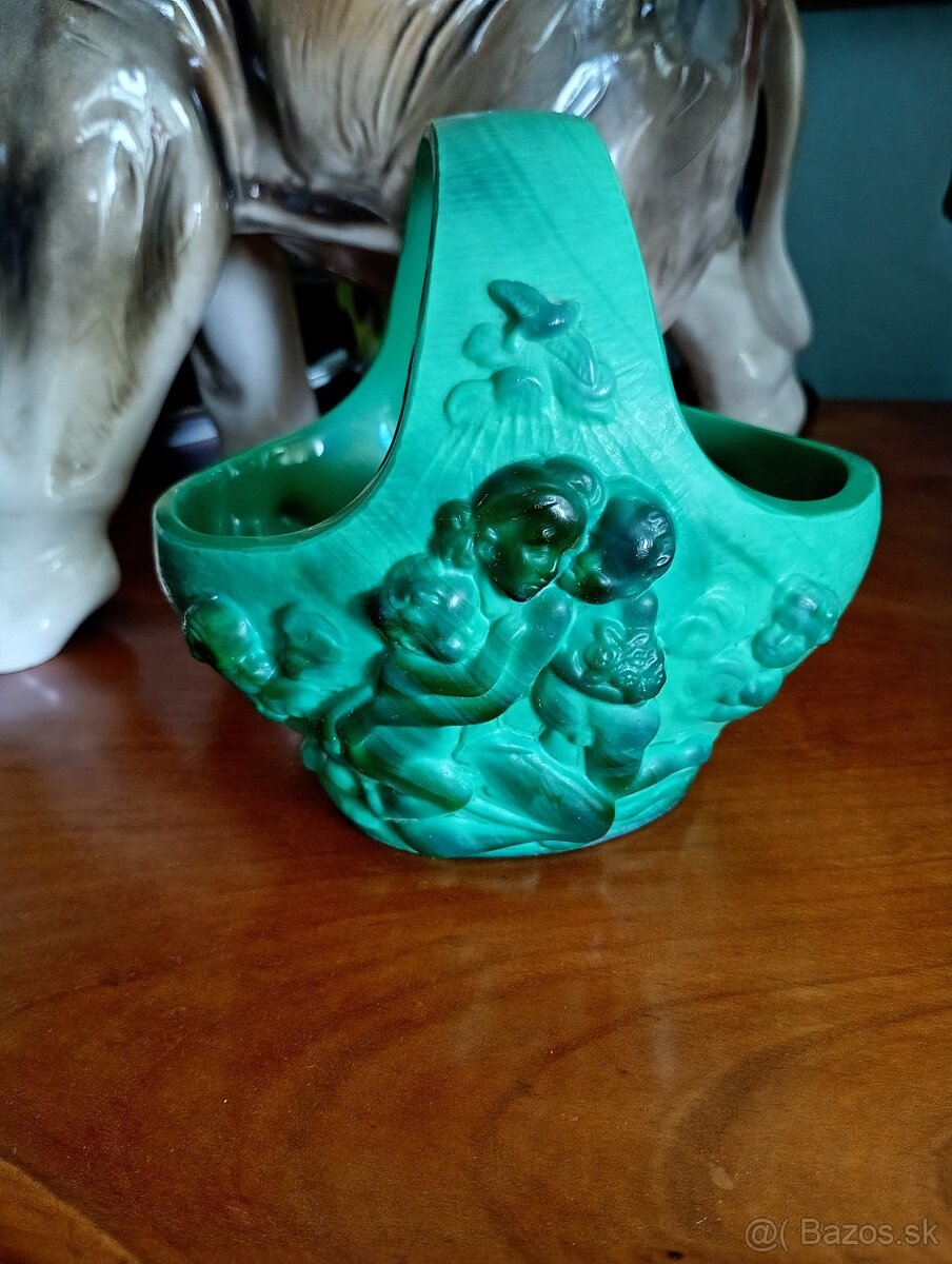Malachitové Jade sklo - 2