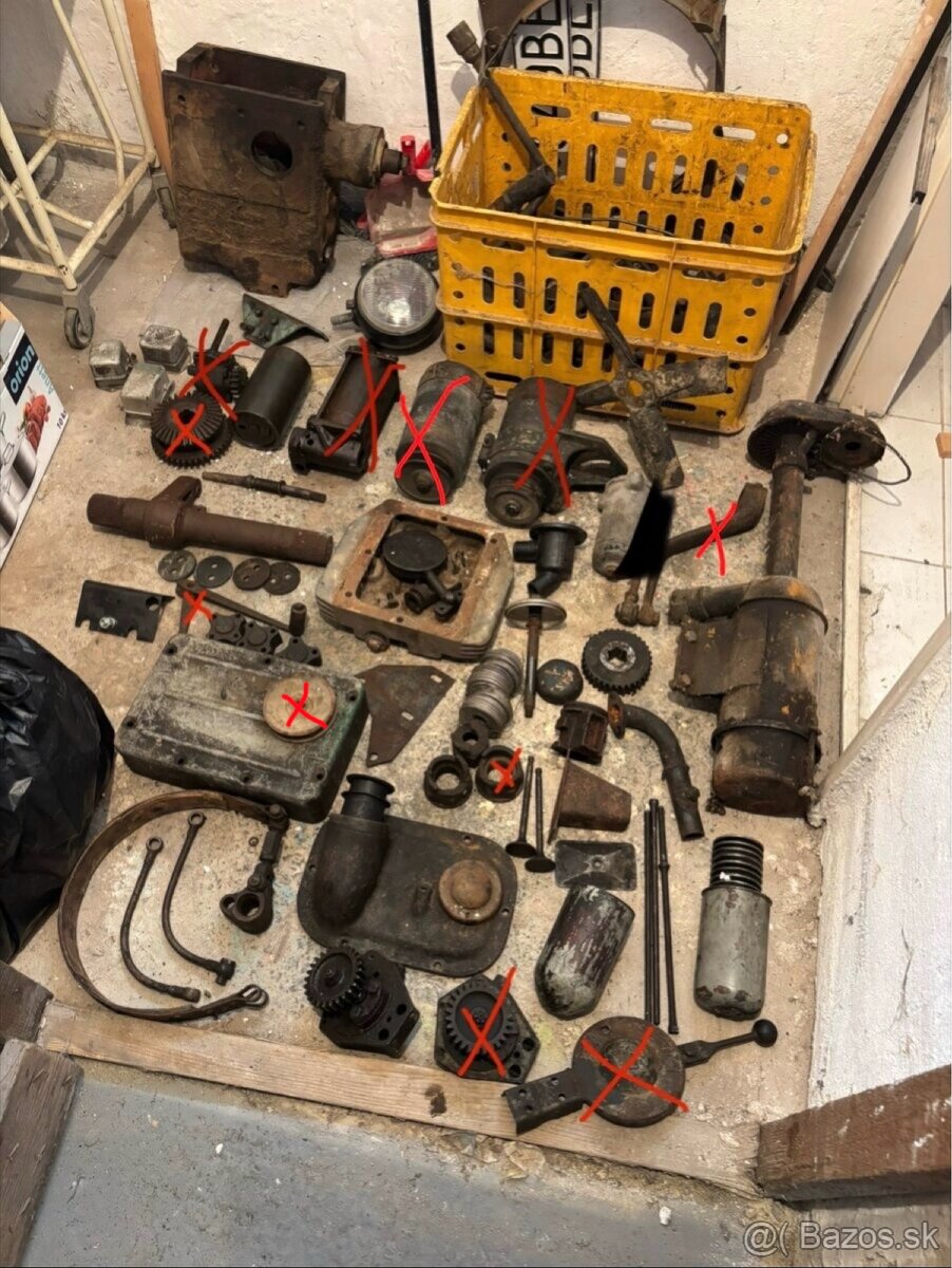 Súčiastky na Zetor 25 - 2