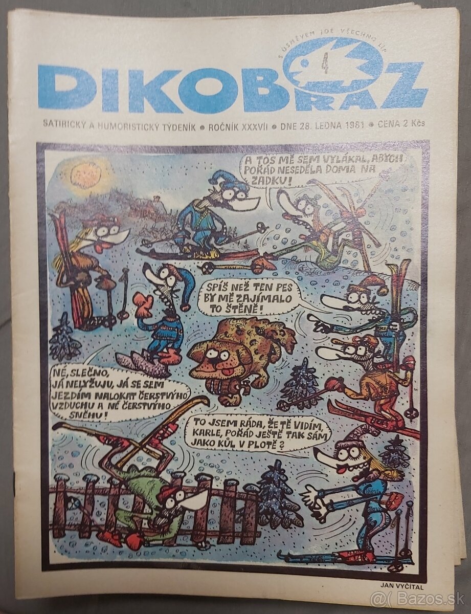 PREDÁM DIKOBRAZ KOMPLETNÝ ročník 1981 - 2