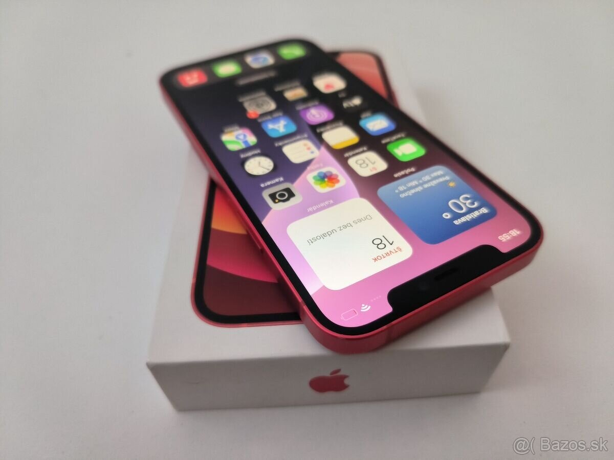apple iphone 12 mini 64gb Red / Batéria 100% - 2