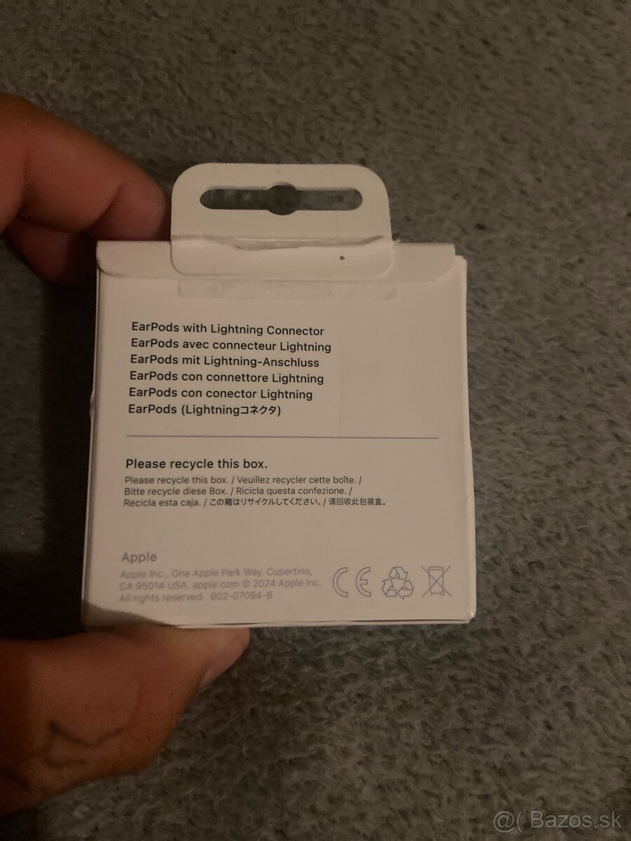 Apple EarPods Lightning – nové, originál - 2