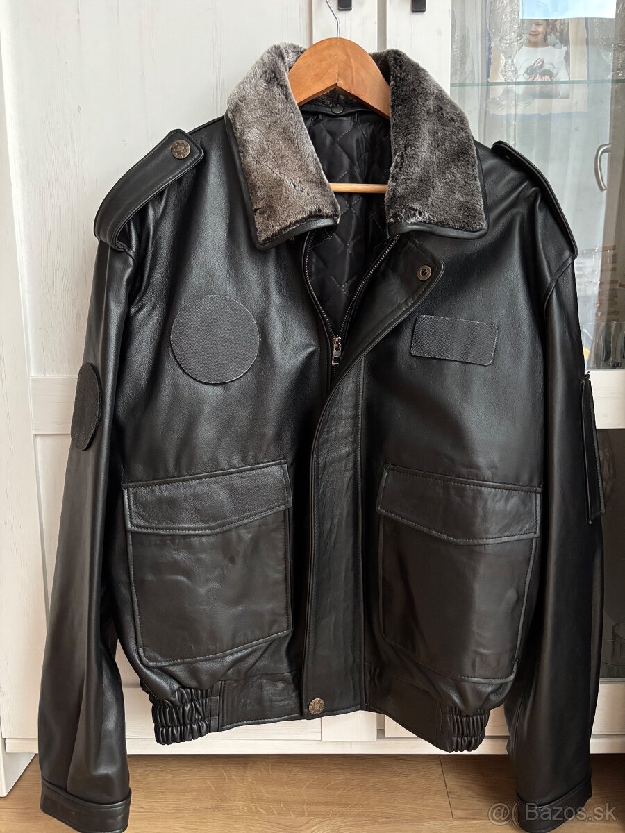 Pánska kožená bunda - nová - 2