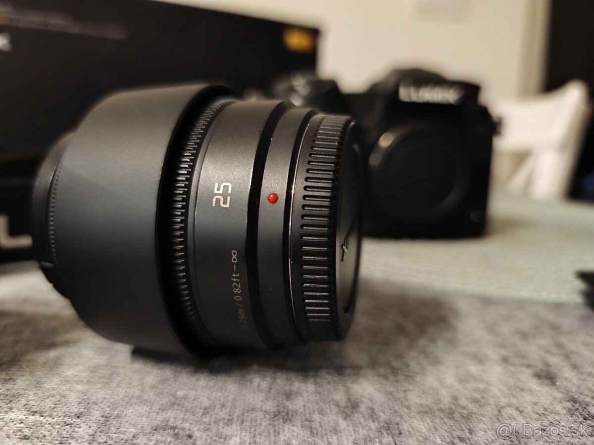 Predám Panasonic lumix g9+objektív lumix g 25mm asph - 2