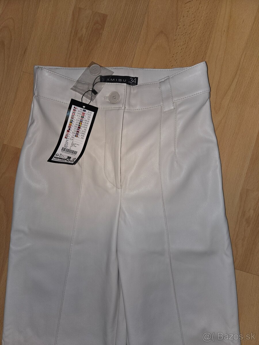 Koženkové nohavice XS - 2