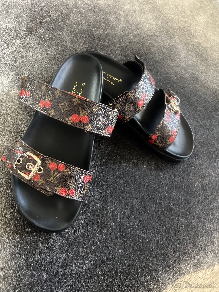 LV Cherry edícia šľapky - 2