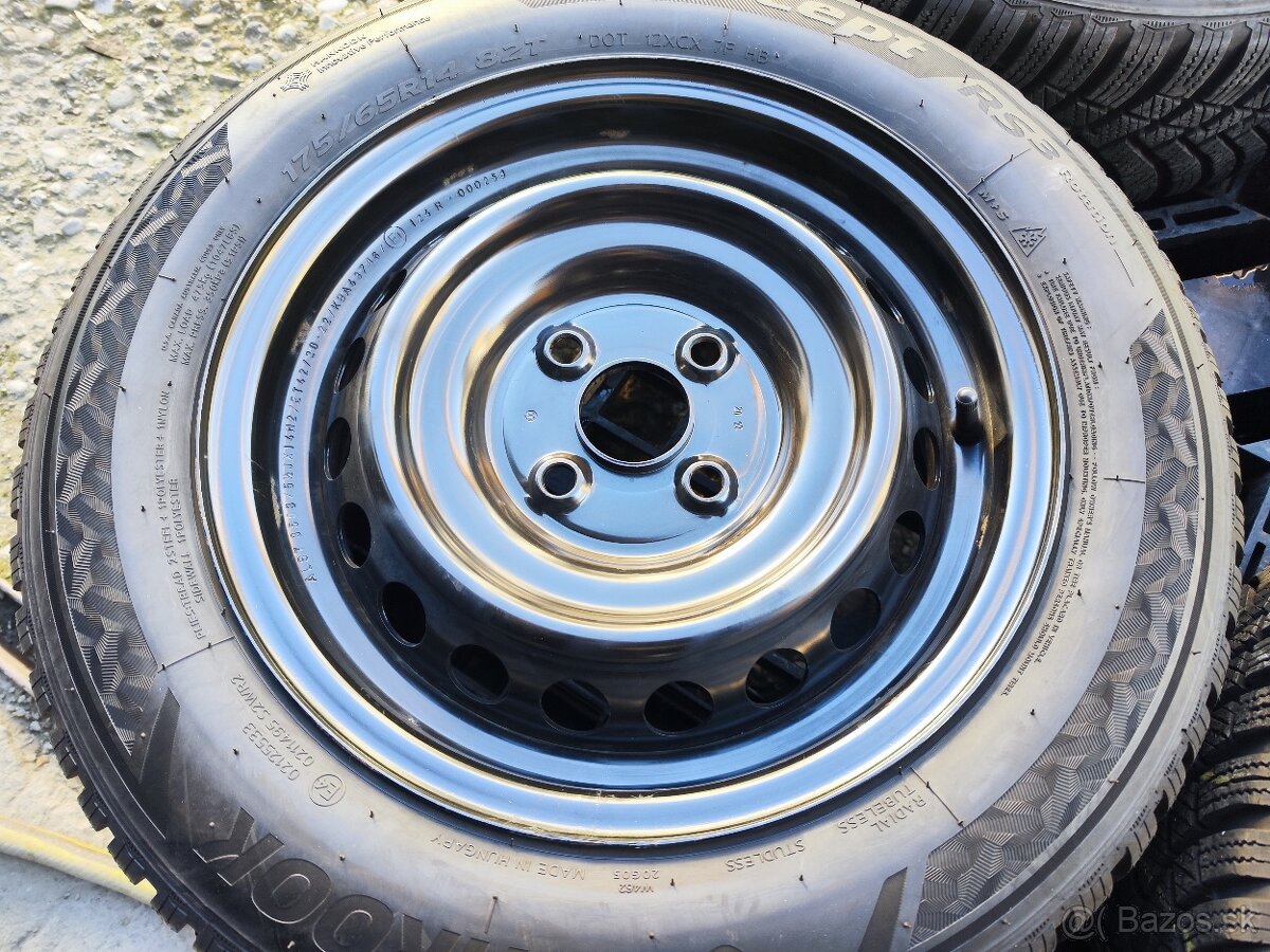 Sada plech=4x100=TOYOTA/MAZDA=s pneu i bez=175/65 R14 - 2