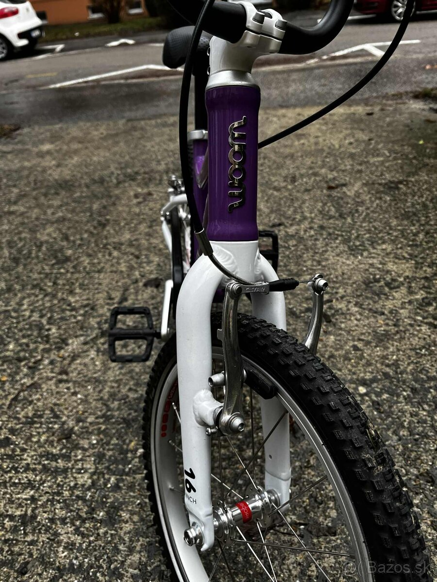 Detský fialový bicykel woom 3 - 2