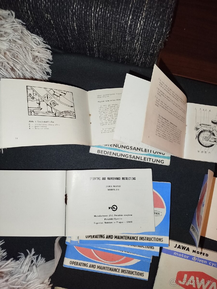 Príručky jawa 50 a iné - 2