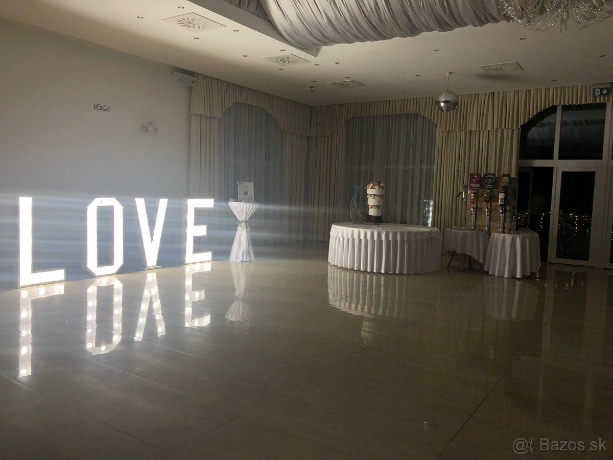 Love svietiace …Svadobná výzdoba - 2