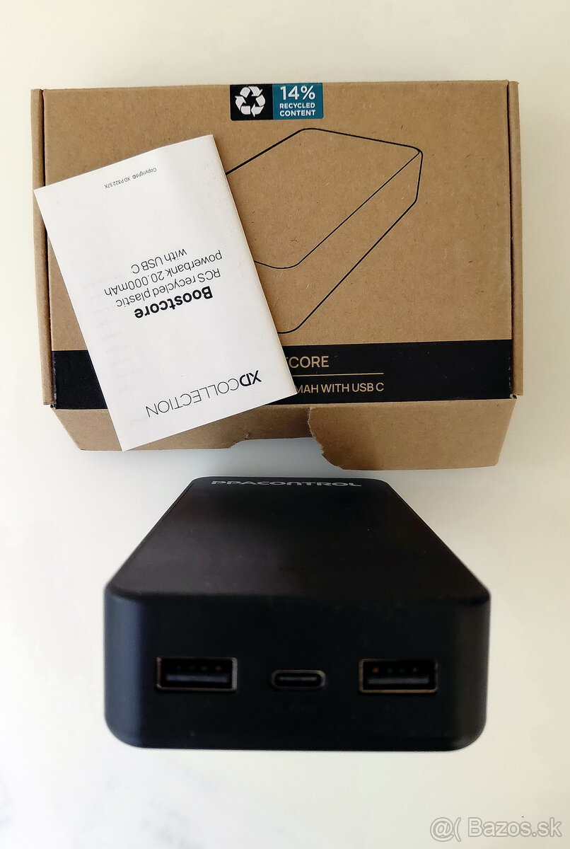 Powerbank 20.000 mAh, BOOSTCORE USB C ČIERNY - 2