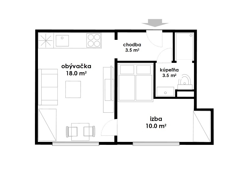 ✅ ZREKONŠTRUOVANÝ 2+KK PRIAMO V CENTRE - 2