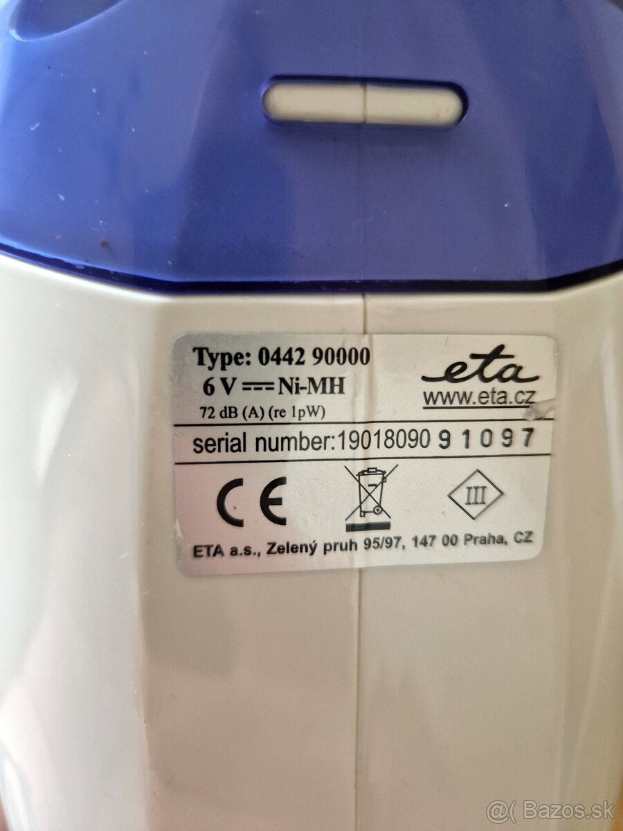 Akumulátorový vysávač ETA - 2