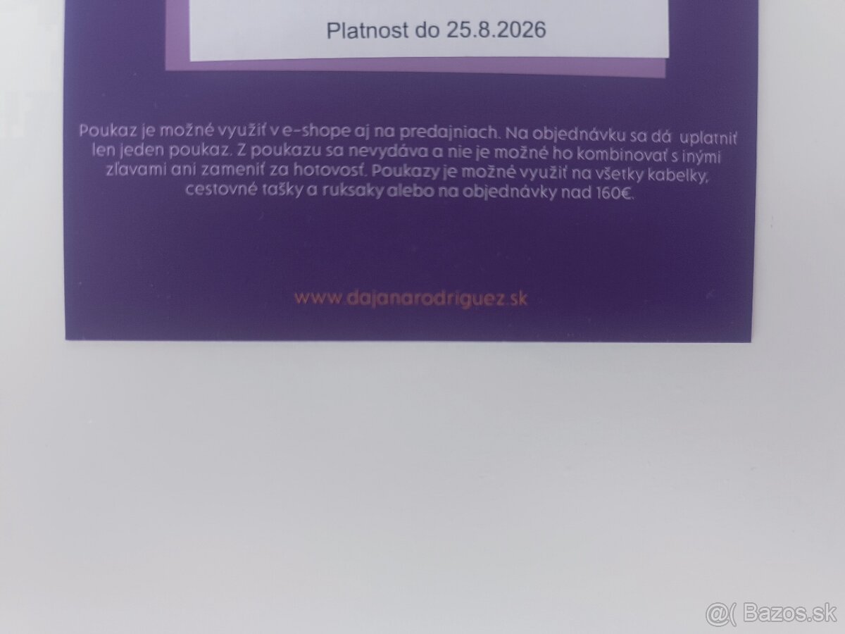Poukaz Dajana Rodriguez - 2