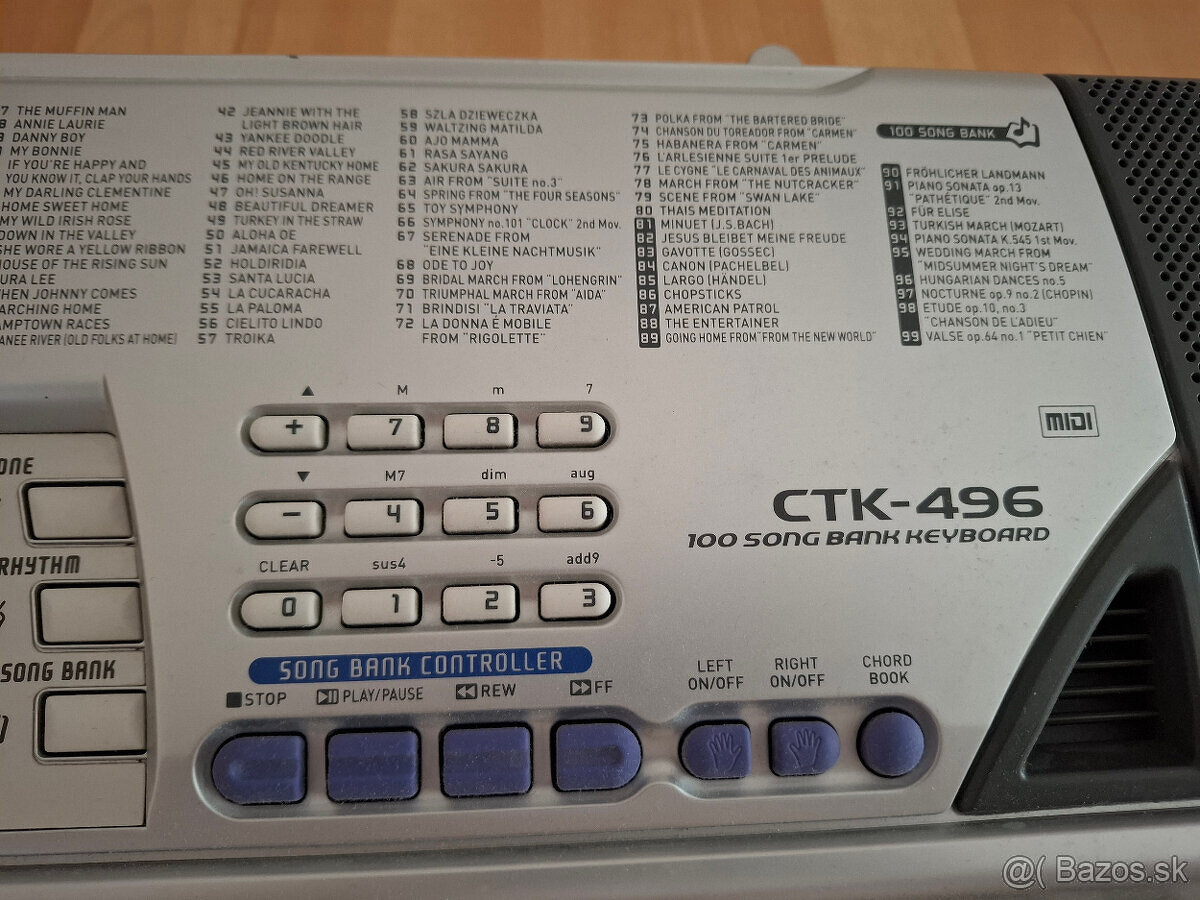 Predam tento klavir Casio CTK-496 - 2