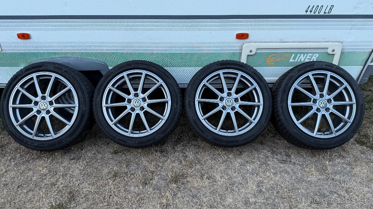 Zimná sada 5x112 r18 superb 3 Passat b8 - 2