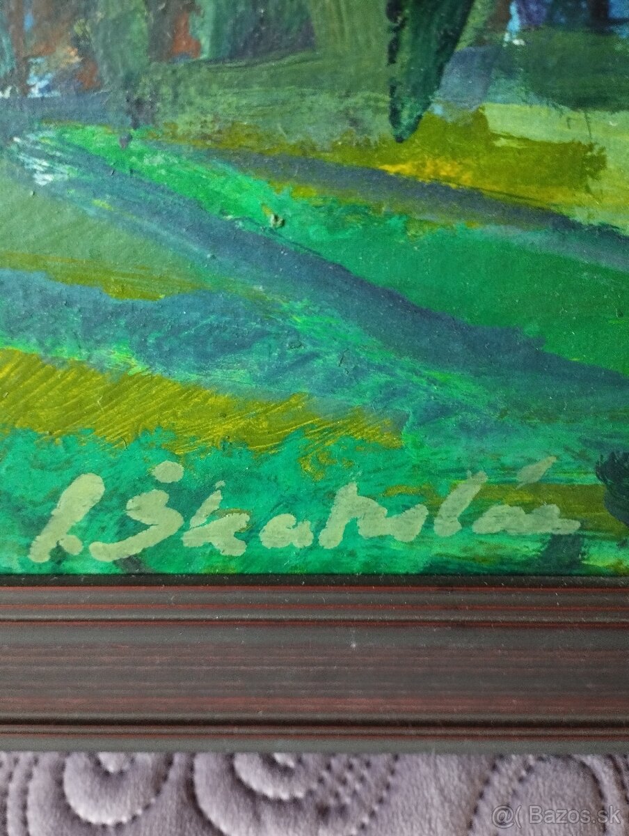 Predám krásny obraz od ak. maliara J. Škatulára - 2