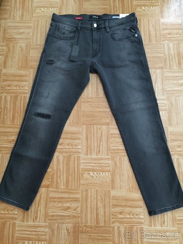 panske dzinsy, rifle REPLAY Hyperflex velkost W34 L30 - 2