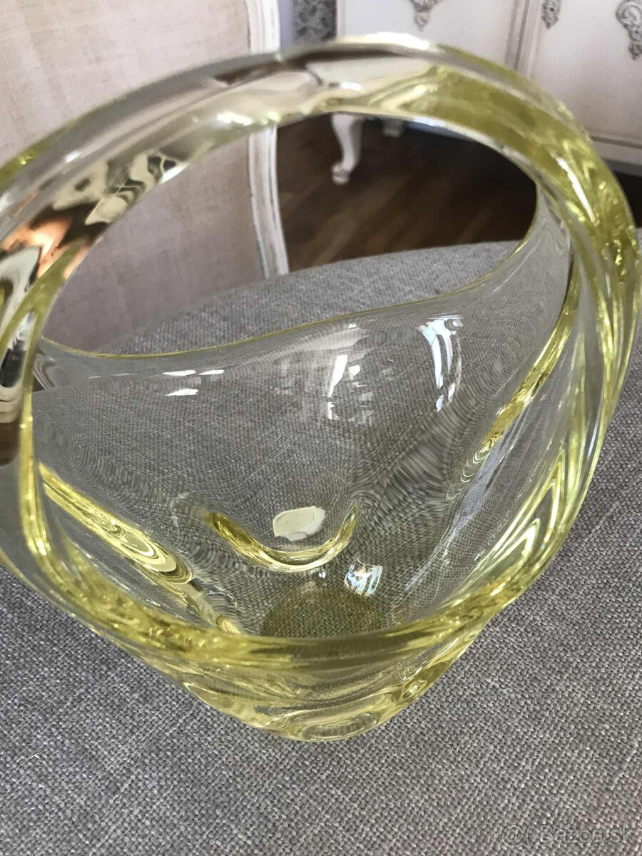 hutne sklo - košik - 2