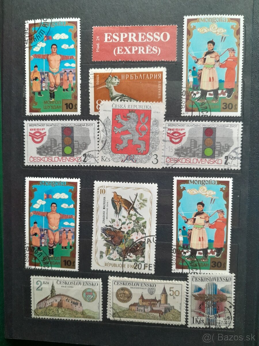 Zbierka znamky rôzne - 2