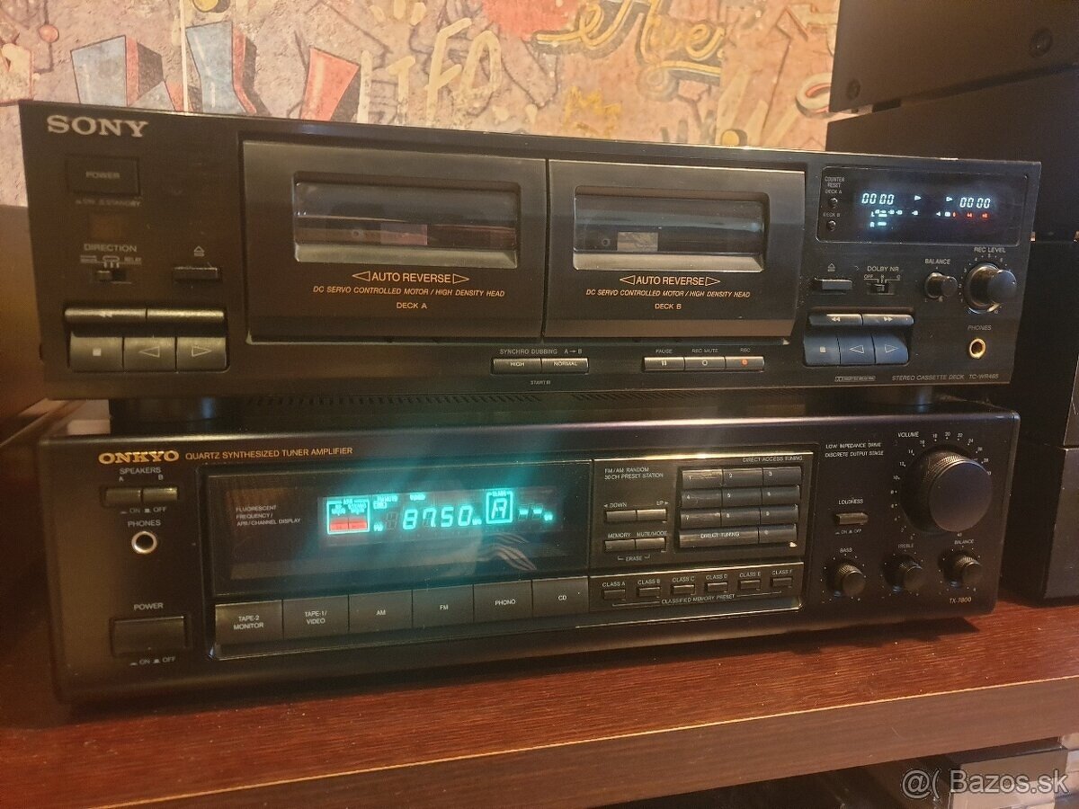 Predám receiver a tape deck - 2
