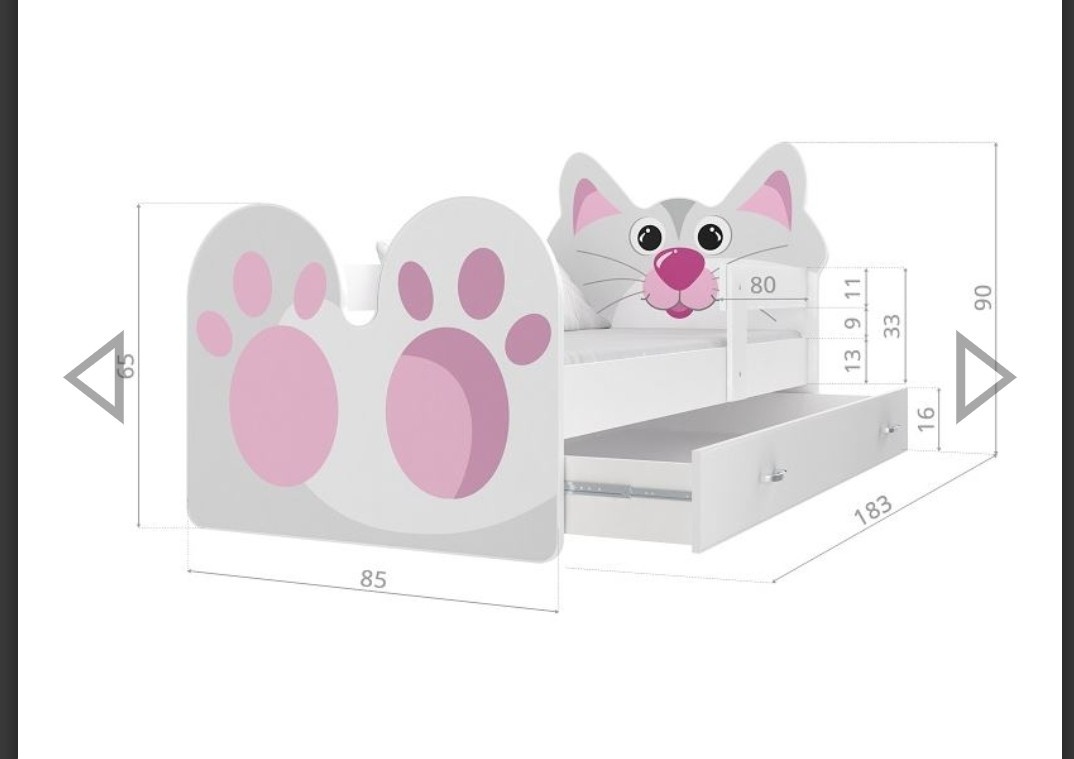 Detská posteľ Mačička - 2