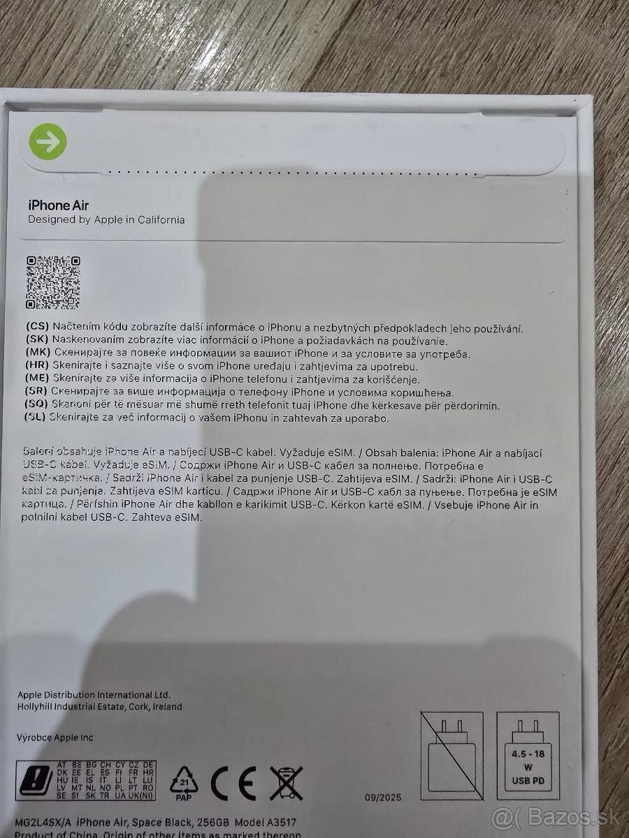 Apple iPhone Air 256GB Black - 2