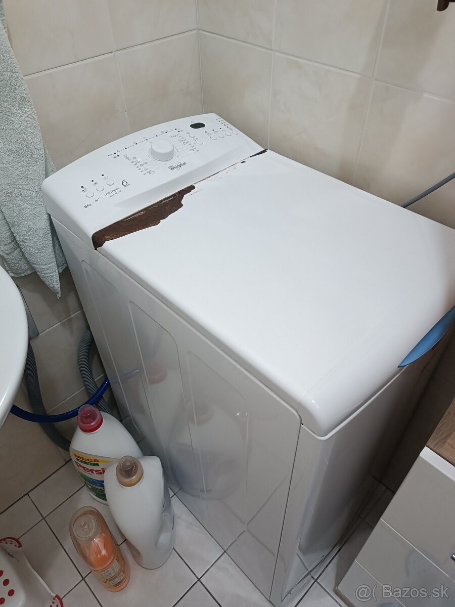 Práčka vrchom plnená - 2
