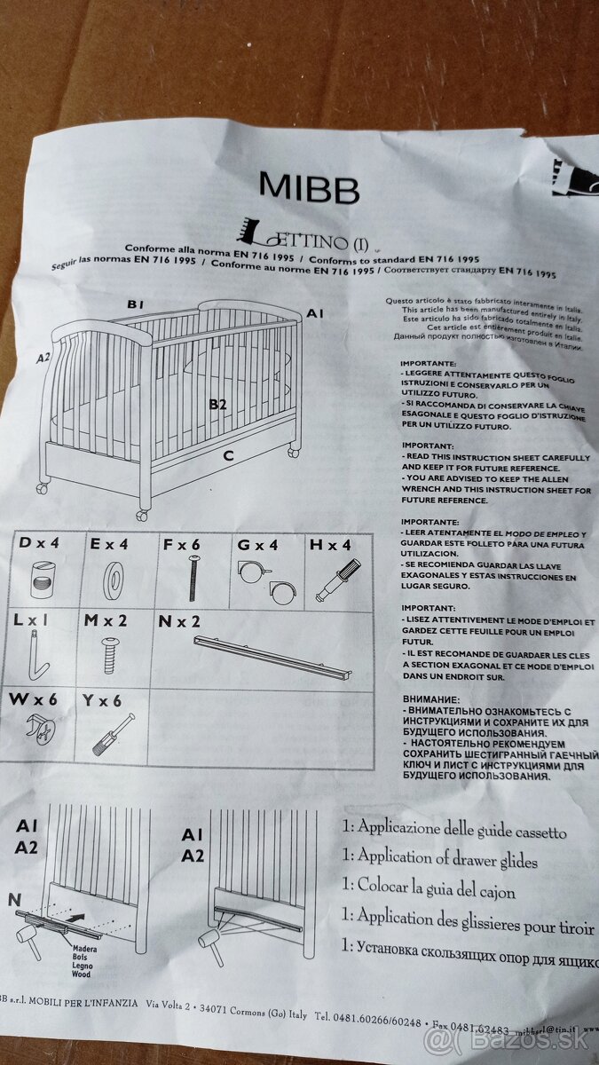 Predám detskú postieľku - 2