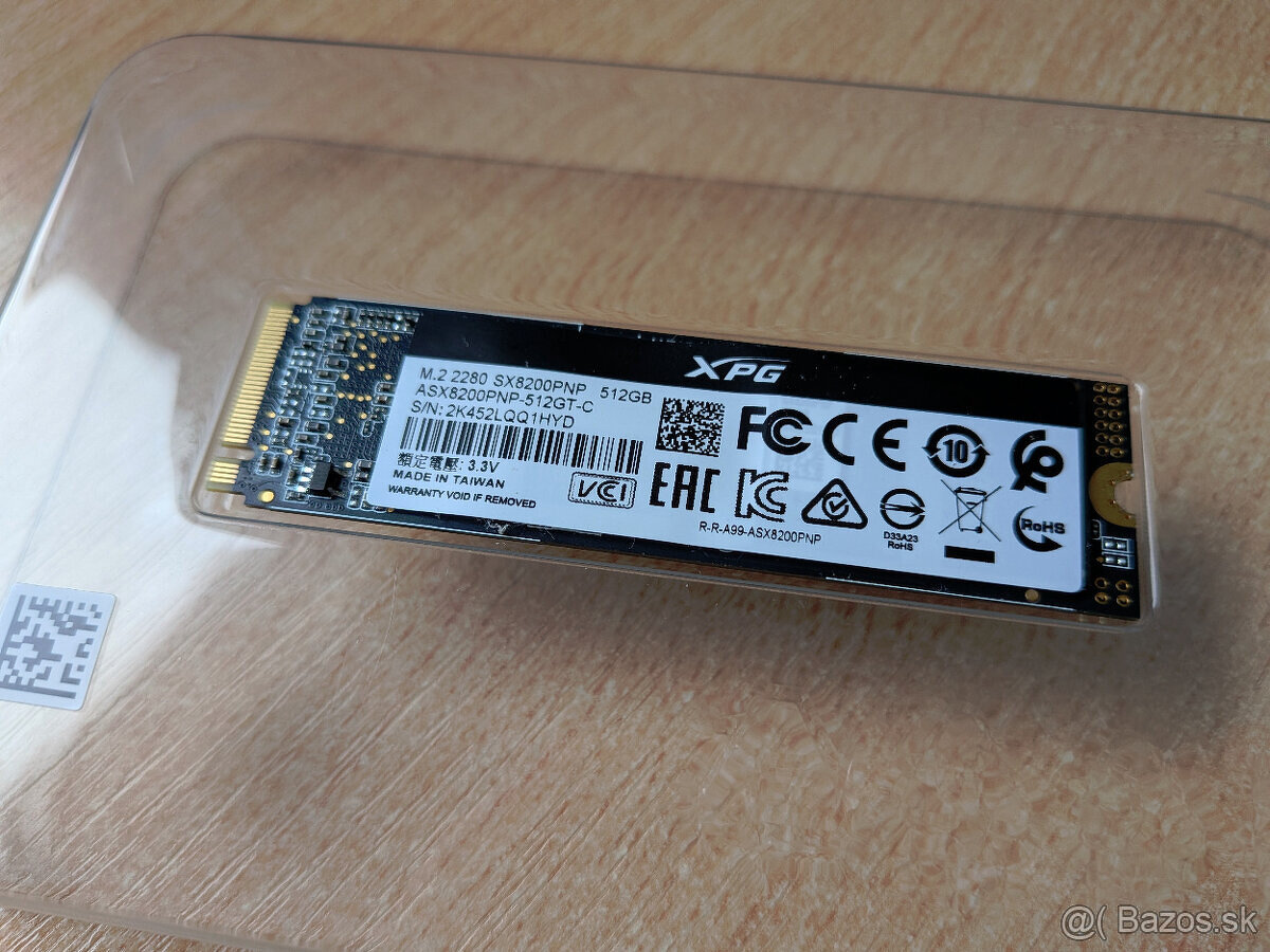 XPG SX8200 Pro - 512GB NVMe SSD - 2